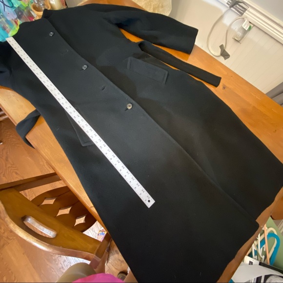 Bill Haire for Friedricks Womens Coat Black Size Medium  Buttons Belted - Picture 12 of 12